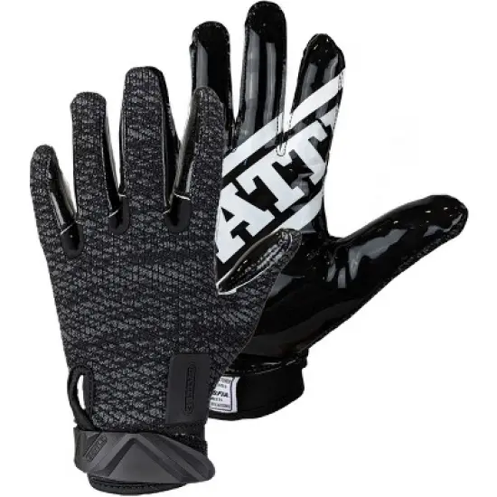 Battle Sports Receivers Ultra-Hitch Football Gloves - Black image {2}