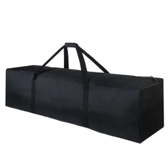 1-Pack 46 Inch Extra Large Zippered Duffel Bag for Travel Camping Sports Equipment Storage image {7}