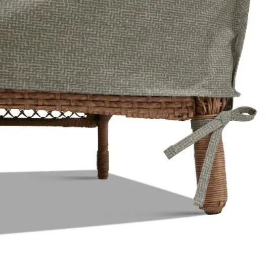 77" Outdoor Sofa Cover with Integrated Duck Dome - Duck Cover image {3}