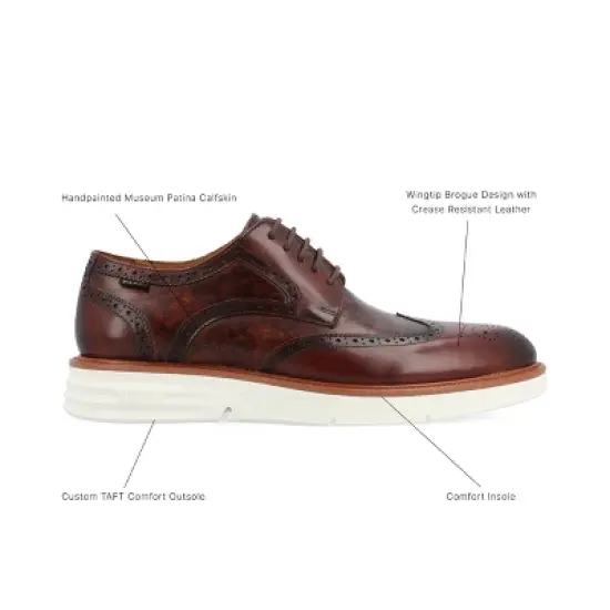 TAFT 365 Men's Model 103 Wingtip Oxford image {7}