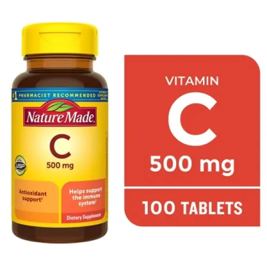 Nature Made Vitamin C 500mg Tablet - 100ct image {8}