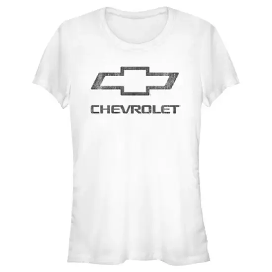Junior's General Motors Distressed Chevrolet Logo T-Shirt image {3}