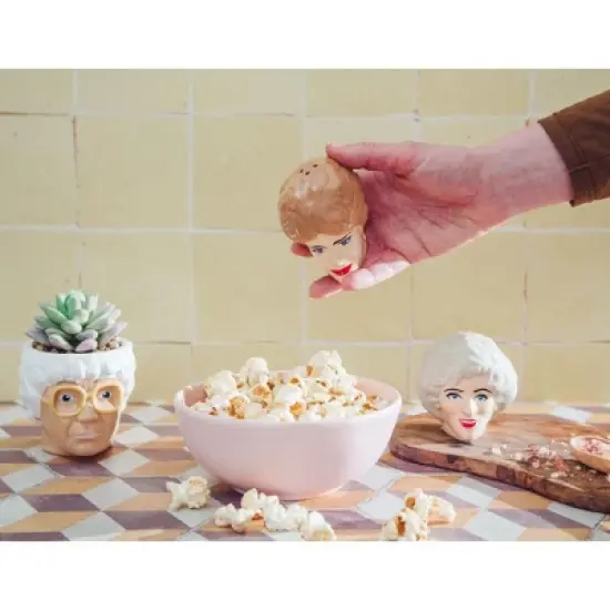 Silver Buffalo The Golden Girls Rose and Blanche Ceramic Salt and Pepper Shakers | Set of 2 image {7}