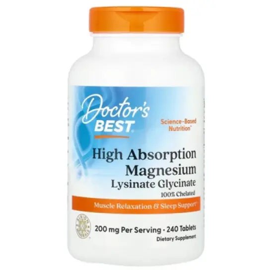 Doctor's Best High Absorption Magnesium, 240 Tablets (100 mg Per Tablet) image {4}