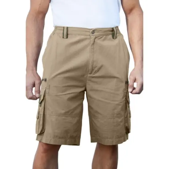 Boulder Creek by KingSize Men's Big & Tall  Ripstop Cargo Shorts image {3}