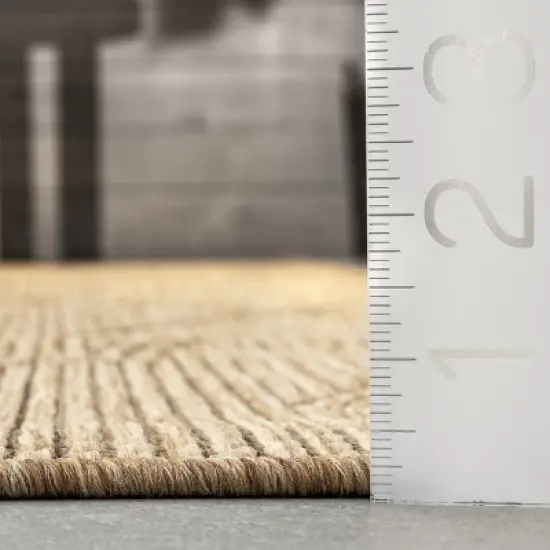 nuLOOM Latia Double Diamond Indoor/Outdoor Patio Area Rug image {2}