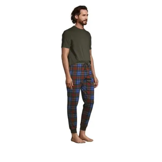 Lands' End Men's Knit Jersey Pajama Sleep Set image {2}