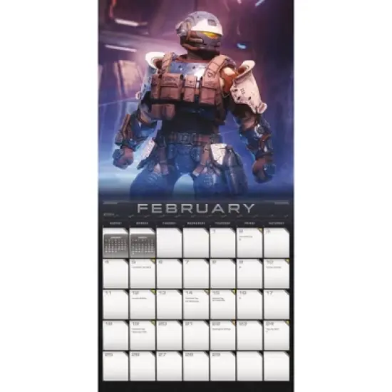 Trends International Inc. 2023-24 Wall Calendar 12"x12" Halo image {2}