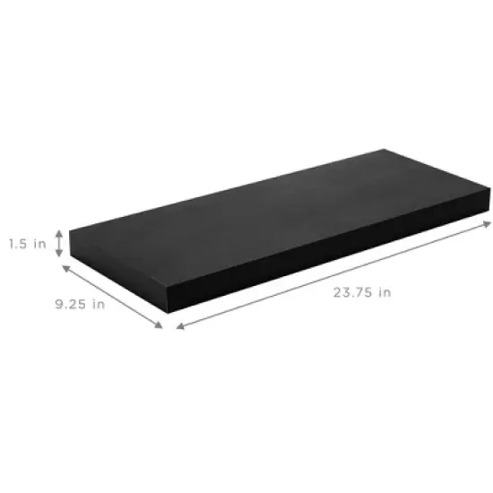 Sorbus Large Wall Mount Floating Shelf image {2}