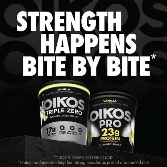 OIKOS Plain Greek Yogurt - 18g protein 32oz image {7}