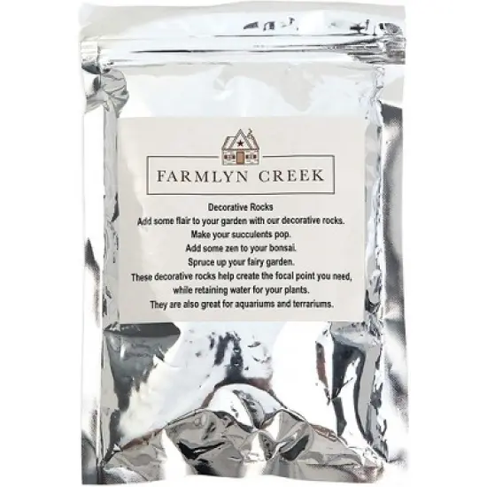 Farmlyn Creek Decorative Rocks for Planters, Vase, Aquarium, and Terrariums, Black, 2lbs image {5}
