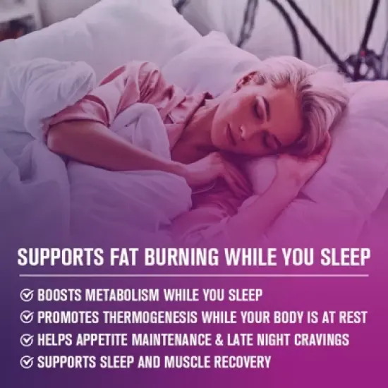 B Beworth Night Time Fat Burner Capsules, 120ct image {6}