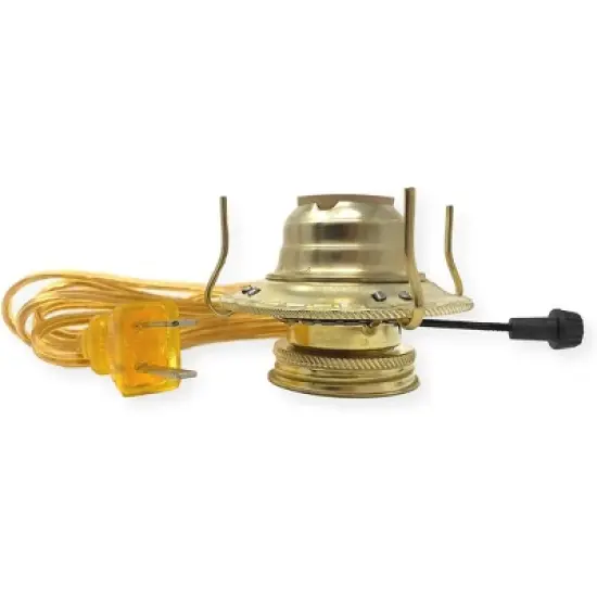 Lehman's Oil to Electric Conversion Kit - B&P #2 Set Converts Oil Lamp to Use Electricity image {4}