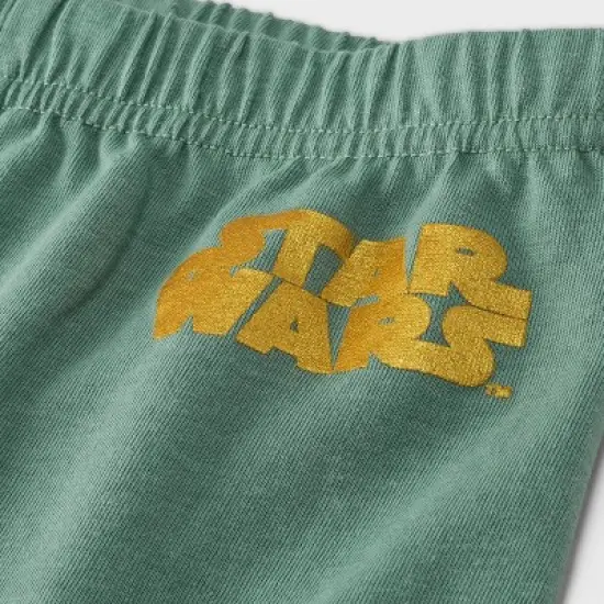 Toddler Girls' 4pc Star Wars Top and Bottom Set - Beige image {4}