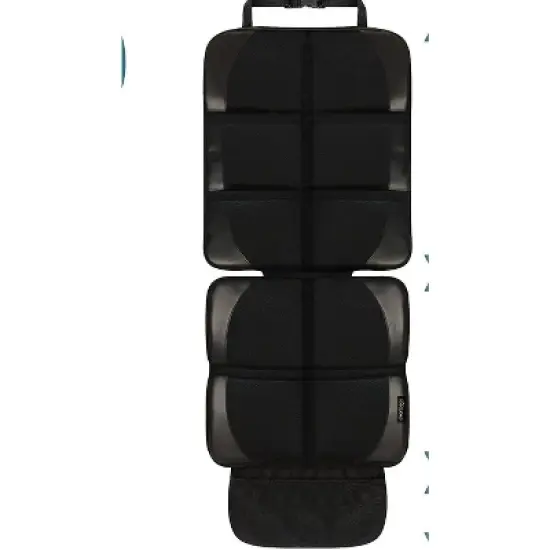 smartpeas Car Seat Protector for Children in Universal Fit -Black image {1}