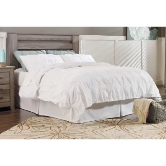 Zelen Panel Headboard Queen Warm Gray - Signature Design by Ashley image {1}