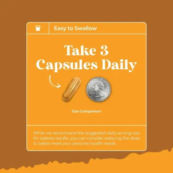 Turmeric Curcumin with Bioperine Capsules, Daily Joint Support Supplement with 95% Curcuminoids for Joint Health, Nature's Craft, 90ct image {5}