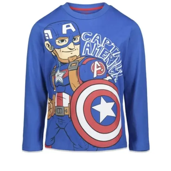 Marvel Avengers 3 Pack Lon Sleeve Graphic T-Shirts  image {1}