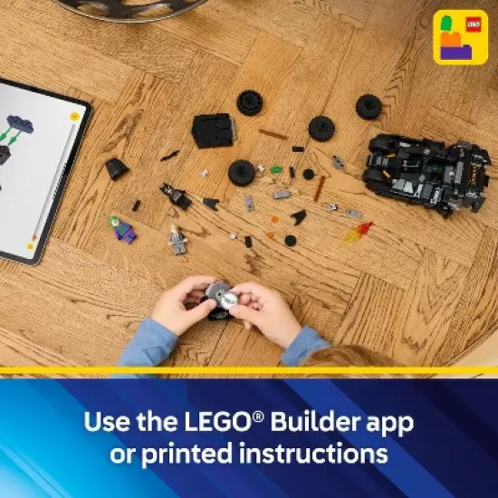 LEGO DC Batman Tumbler vs. Two-Face & The Joker Batmobile Toy Building Set 76303 image {5}