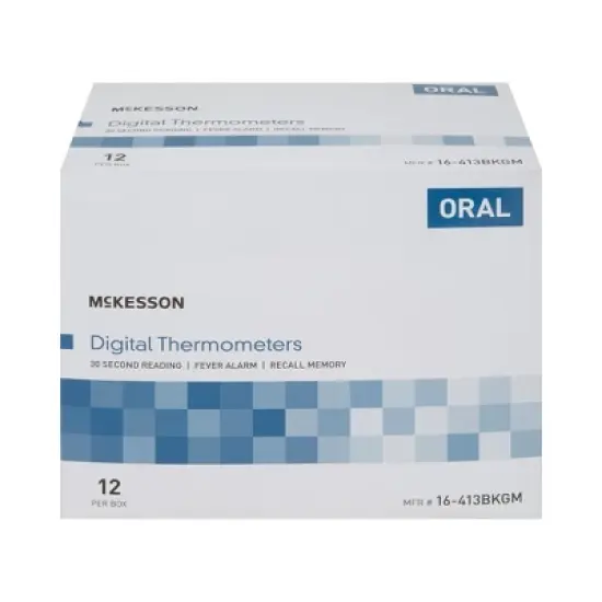 McKesson Oral Digital Thermometer Stick 30 Seconds image {3}