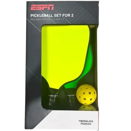 ESPN Neon Pickleball Set (2 neon paddles, 2 balls) image {1}