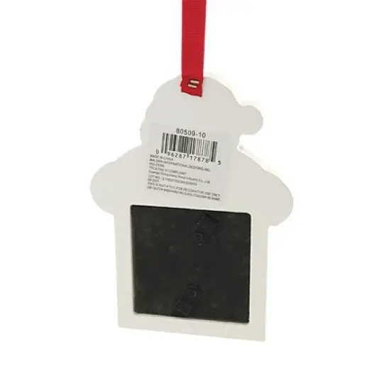 Holiday Ornament 2022 Baby's First Christmas  -  One Ornament 5.25 Inches -  Dated Santa Claus  -  8050910  -  Wood  -  Red image {1}