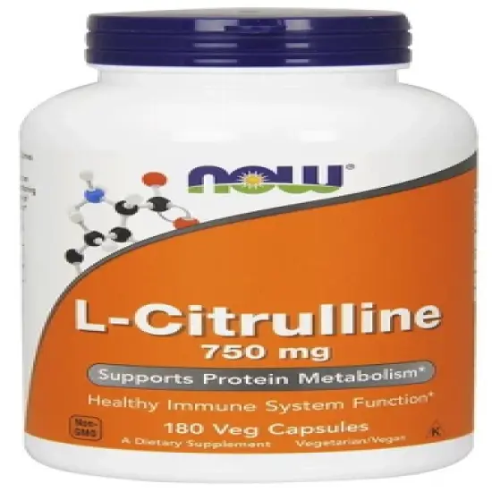 L-Citrulline 750 mg by Now Foods  -  180 Capsule image {2}