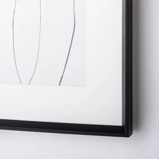 (Set of 2) 24" x 24" Sketch Art Print Black/White - Threshold&trade; designed with Studio McGee image {2}