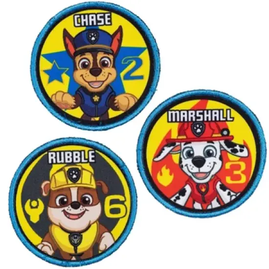 Nickelodeon Paw Patrol Rubble Chase Marshall Rash Guard and Swim Trunks with Removable Patches Outfit Set Toddler image {6}