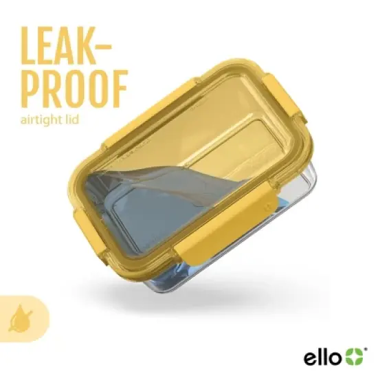 Ello 20pc Color Lock Mixed Food Storage Container Set: Glass & Polypropylene, Multicolored, Microwave & Oven-Safe image {2}