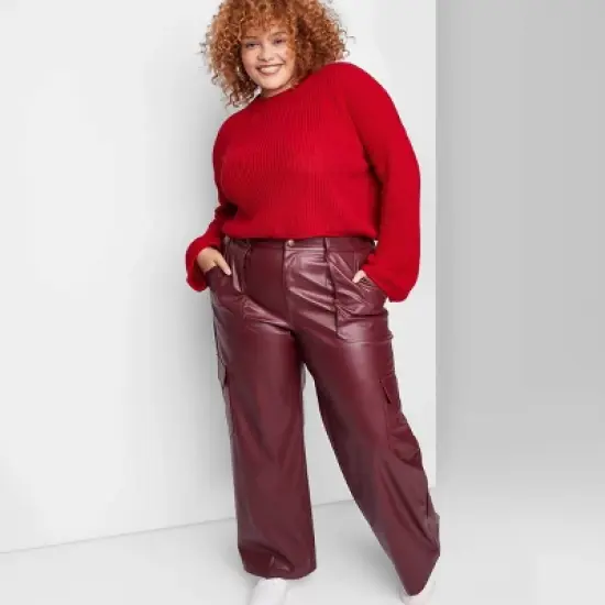 Women's Crewneck Boxy Pullover Sweater - Wild Fable&trade; image {10}