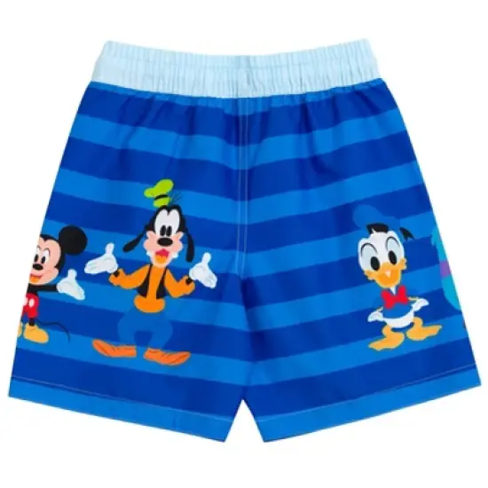 Disney Pixar D100 Toy Story Monsters Inc. Mickey Mouse Buzz Lightyear Rash Guard and Swim Trunks Outfit Infant to Toddler image {3}