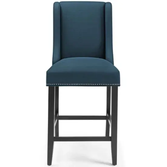 Baron Upholstered Fabric Counter Height Barstool - Modway image {8}