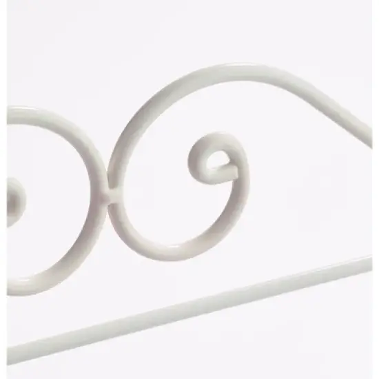 Badger Basket Scrollwork Metal Doll Loft Bed with Daybed and Bedding - White/Pink image {7}