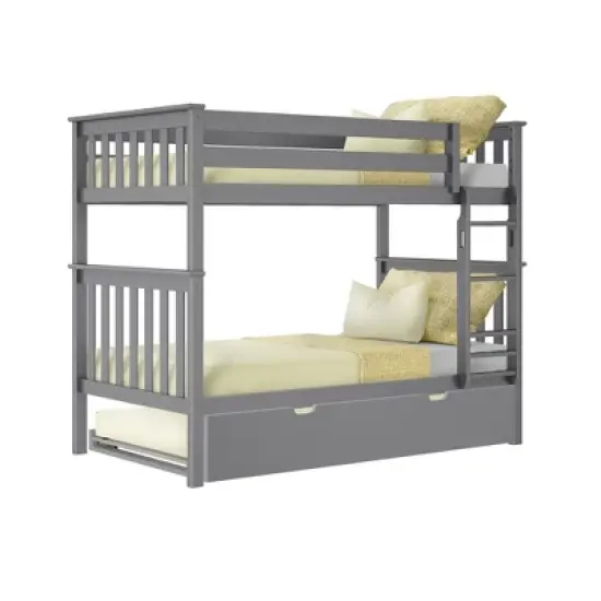 Max & Lily Twin over Twin Bunk Bed with Trundle image {9}
