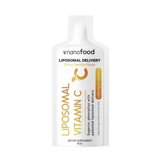 Codeage Liposomal Vitamin C Liquid Supplement with Phospholipids & Vitamin E - 32ct image {3}