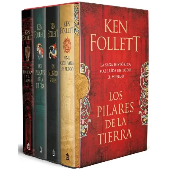 Estuche Saga: Los Pilares de la Tierra / Kingsbridge Novels Collection. (4 Boo KS Boxed Set) - by  Ken Follett (Mixed Media Product) image {1}