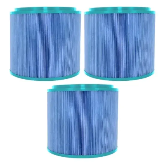 Hurricane 3 Pack Elite Aseptic Replacement Spa Filter Cartridge for Unicel 5CH-352, PPM35SC-F2M, Filbur FC-1008, and Master Spas EP image {6}