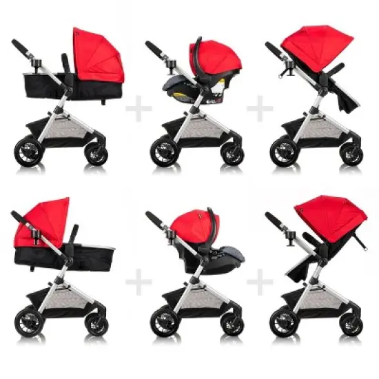 Evenflo Pivot Modular Travel System with LiteMax Infant Car Seat with Anti-Rebound Bar image {2}