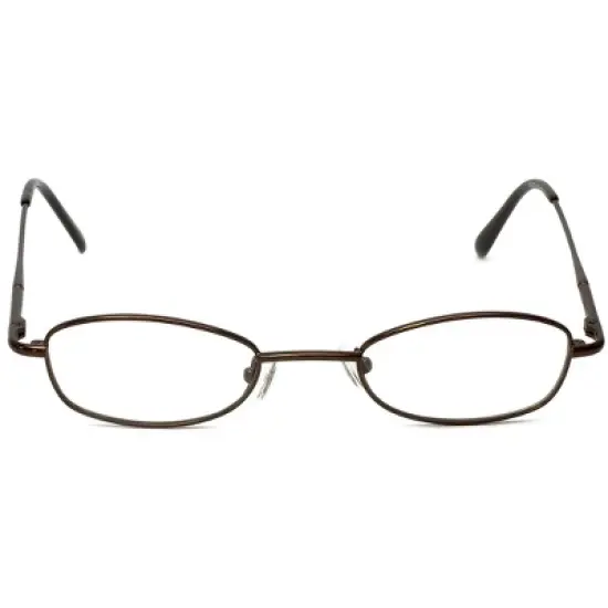 Flex Plus by Vivid FP-10 Designer Reading Eye Glasses in Brown 45mm +2.50 | Ladies | Oval Shape | Small Fit image {1}