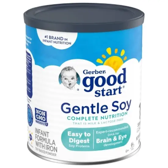 Gerber Good Start Stage 1 Soy Non-GMO Powder Infant Formula - 12.9oz image {1}