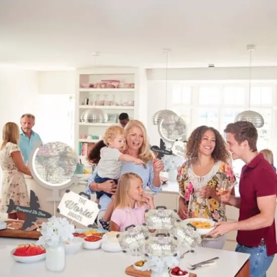 Big Dot of Happiness World Awaits - Travel Themed Party Centerpiece Sticks - Showstopper Table Toppers - 35 Pieces image {4}