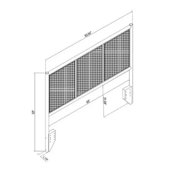 Wood & Cane Panel Headboard - Hearth & hand&trade; with Magnolia image {5}