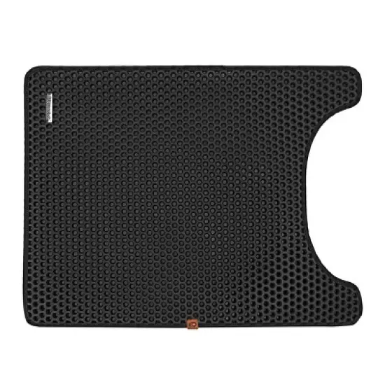 Whisker Litter-Robot Litter Trap Mat - Black: Unscented Cat Waste Accessory image {1}