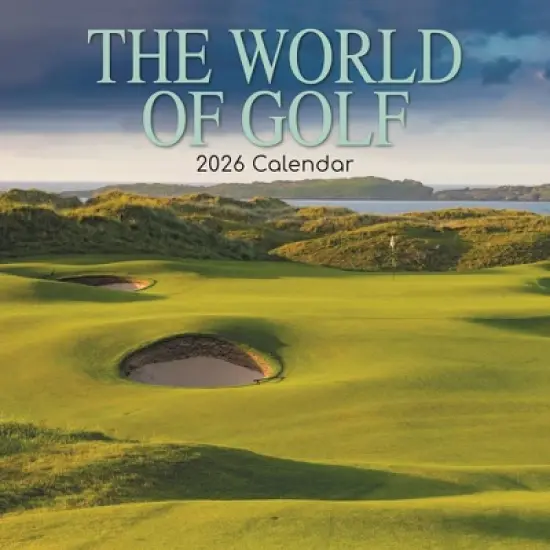 2026 Square Wall Calendar, The World of Golf, 16-Month Lifestyles Theme with 180 Reminder Stickers (12x12 In) image {4}