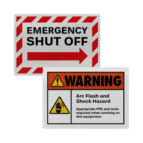 Avery Reflective Labels, 3.5" x 5" Silver Reflective Sign Labels, Laser Printable, 40 Labels (61584) image {2}