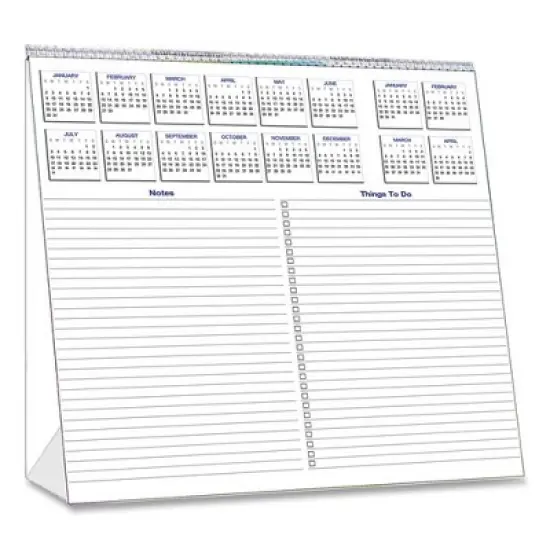 Recycled Cosmos Tent Calendar, Night Sky Artwork, 6 x 6, White/Multicolor Sheets, 12-Month (Jan to Dec): 2026 image {4}