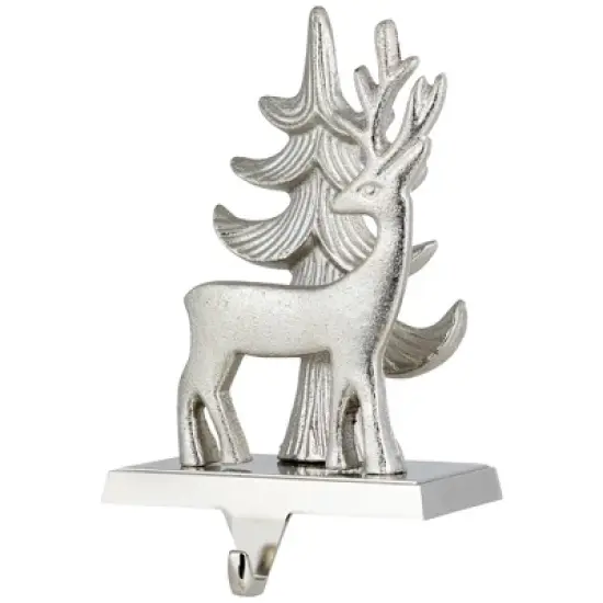 Northlight Reindeer and Pine Tree Christmas Stocking Holder - 7" image {3}