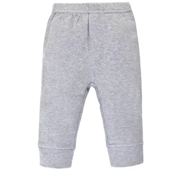 Touched by Nature Baby and Toddler Boy Organic Cotton Pants 4pk, Bold Dinosaurs image {3}