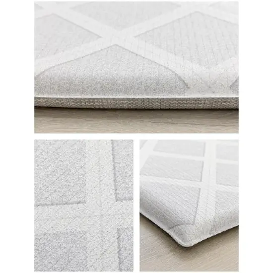 Baby Bubble Safety Mat - Mild Waffle - 82.7 x 59 inches image {2}